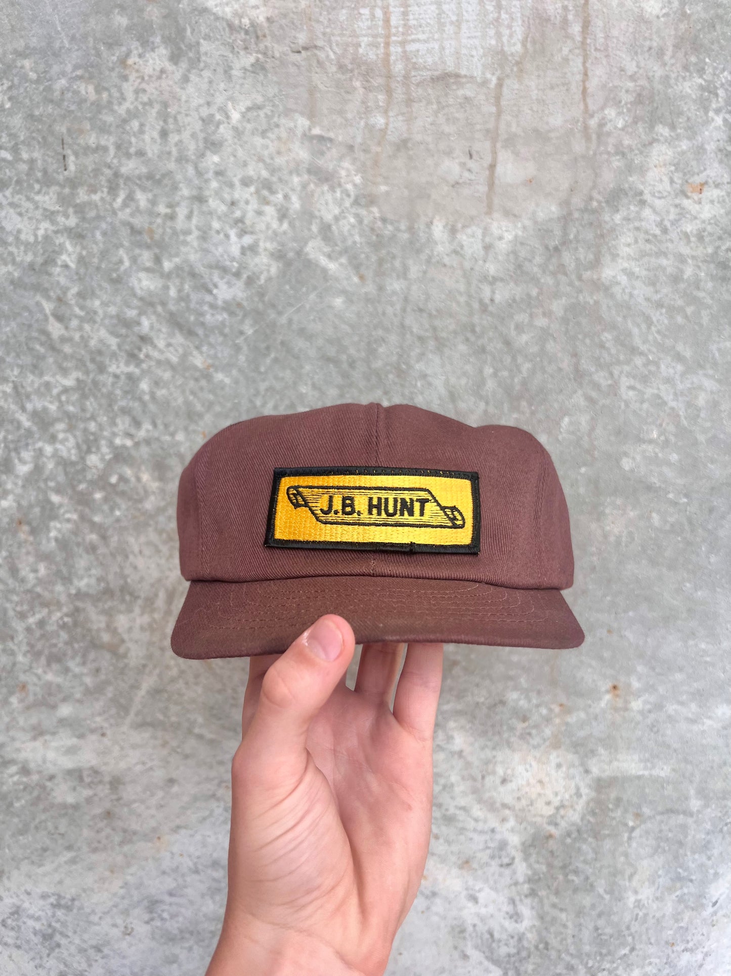 Vintage Brown Patch Trucker Hat - (OS)