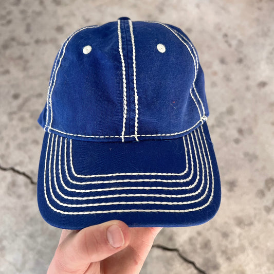 Vintage 00s Blue & White Hat - (OS)