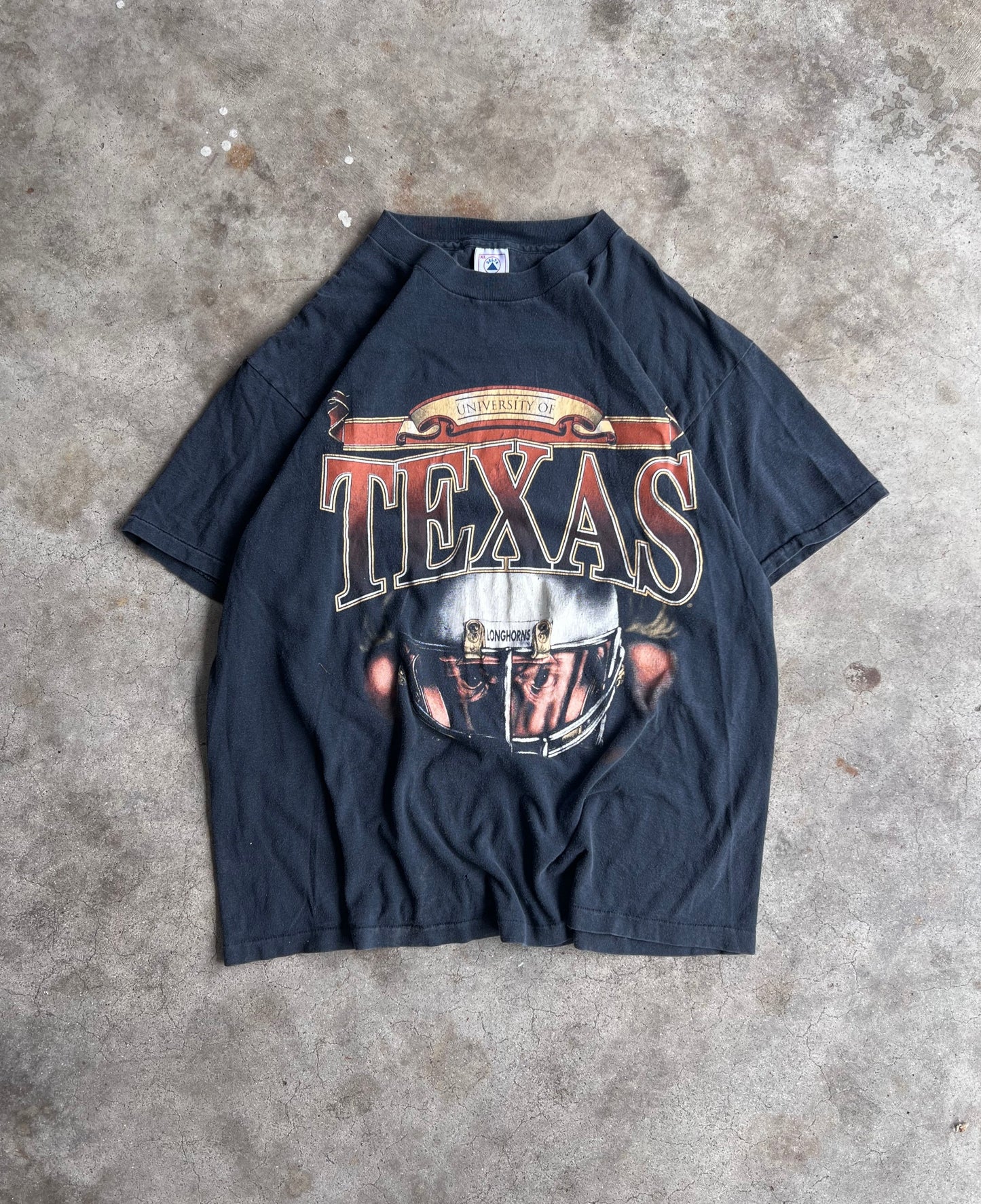 Vintage University of Texas Football Tee - (XL)