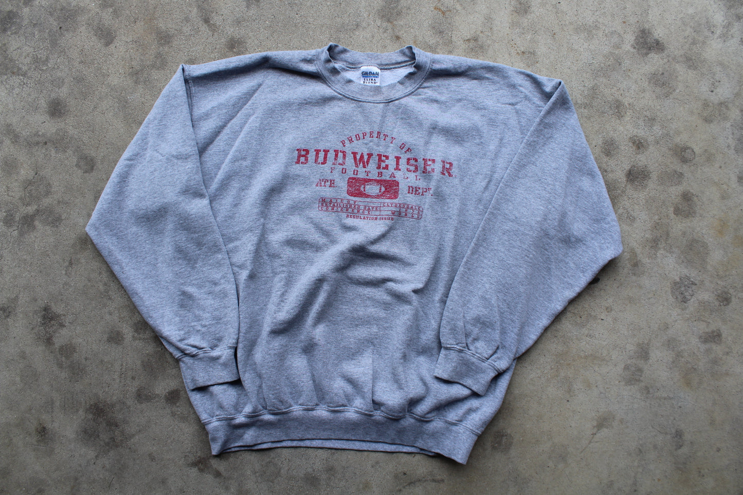 Budweiser Football Crewneck- (XL)