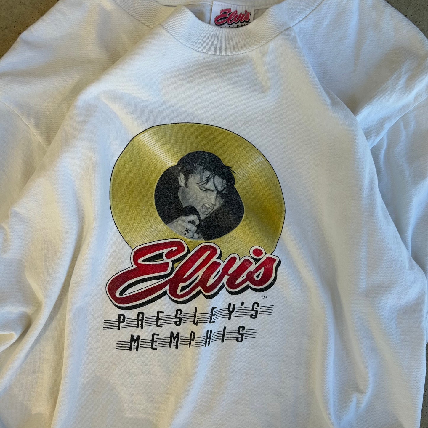 Vintage 90s Elvis Tee - (L)