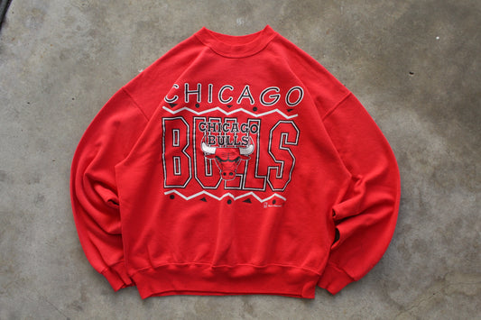 Vintage 90s Chicago Bulls Crewneck- (XXL)