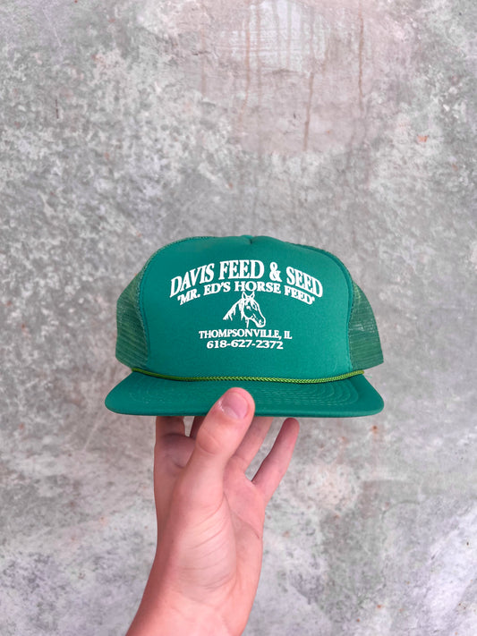 Vintage Feed Store Trucker Hat - (OS)