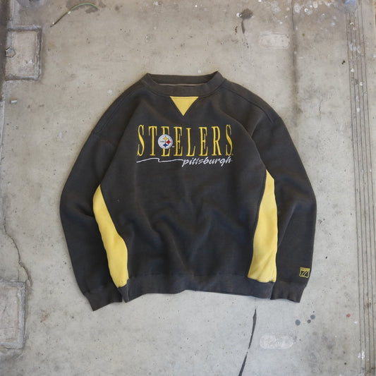 Vintage 90s Steelers Crew - (XL)