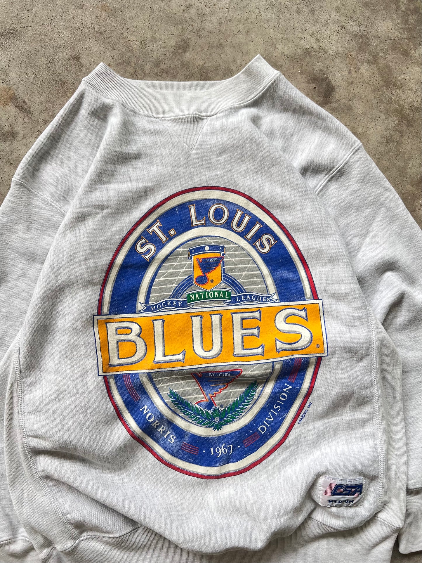 Vintage 92’ CSA Blues Crew - (M)