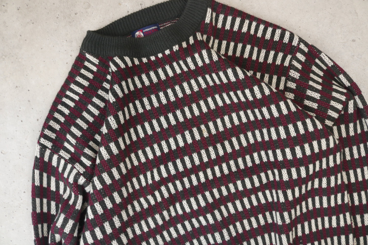 Vintage ITC Patterned Sweater - (M)