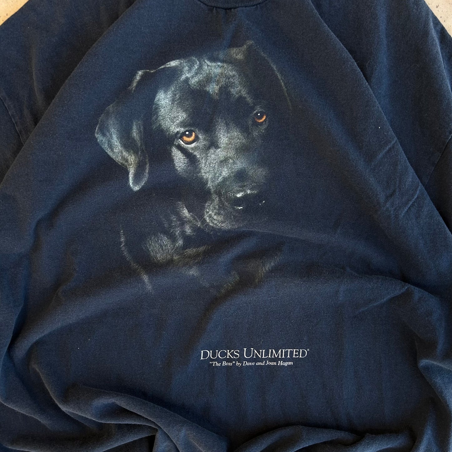 Vintage Lab Dog Tee - (XXL)