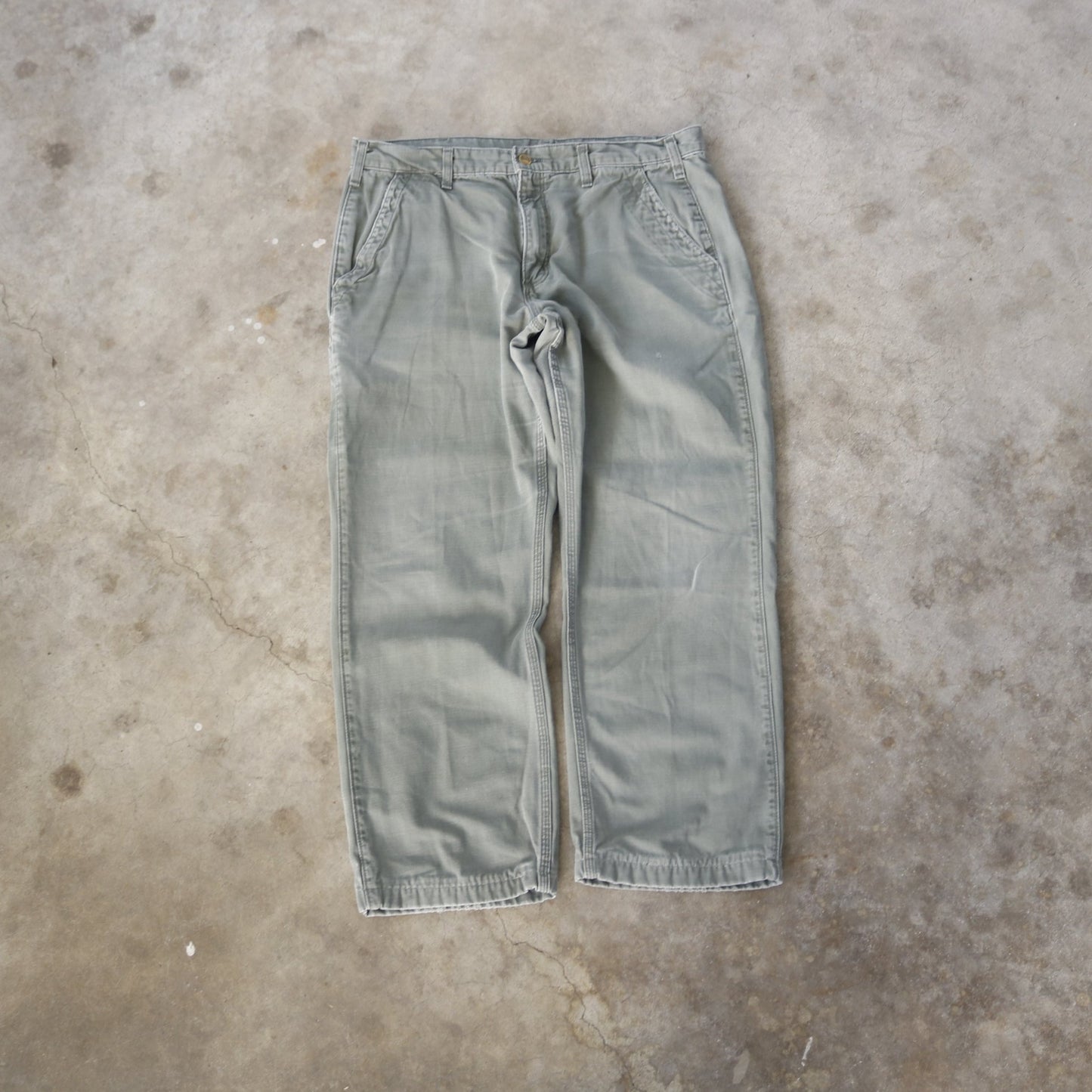 Vintage 00s Green Carhartt Pants - (36x32)