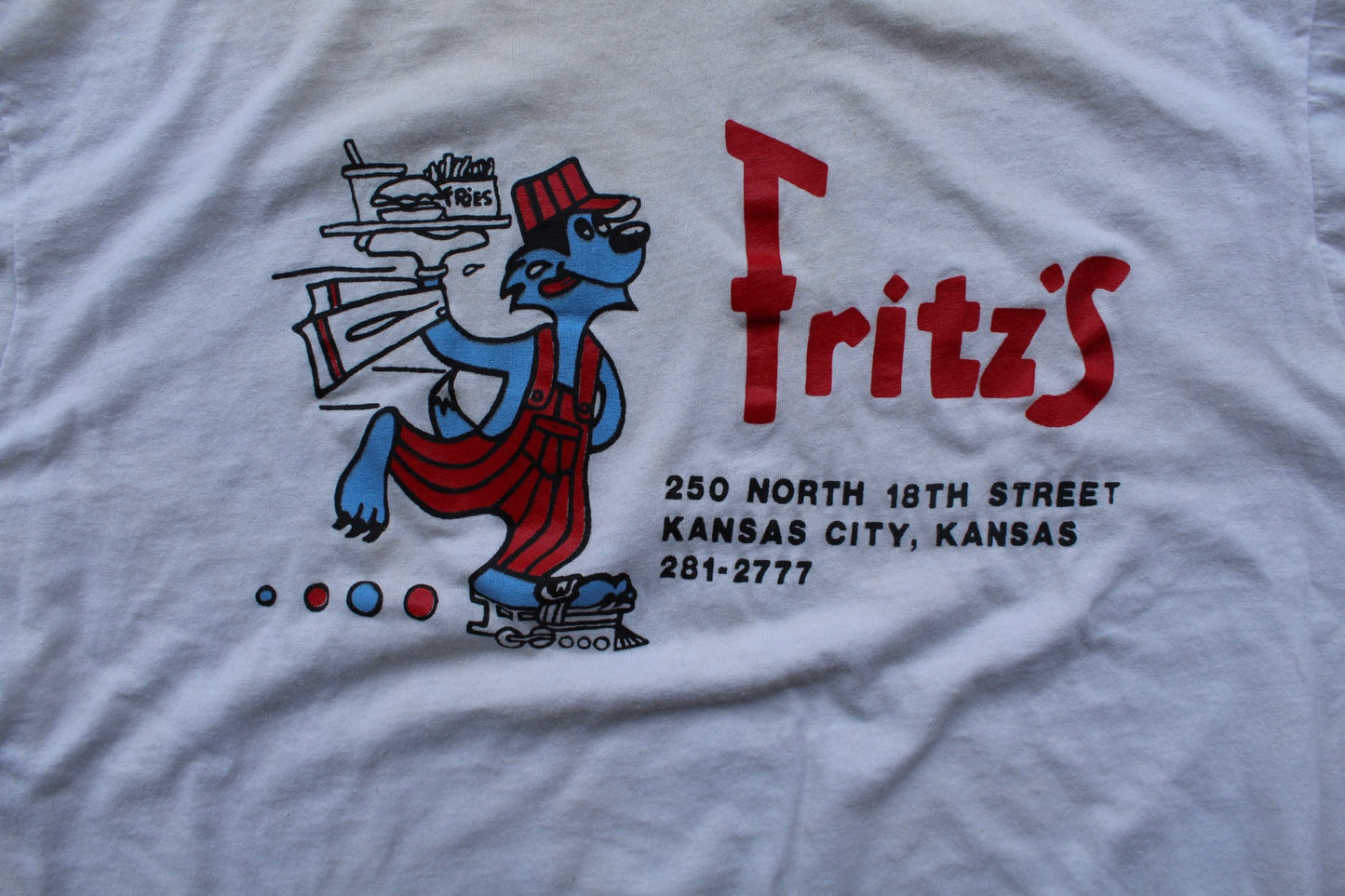 Vintage 80's Fritz’s Ringer Tee- (L)