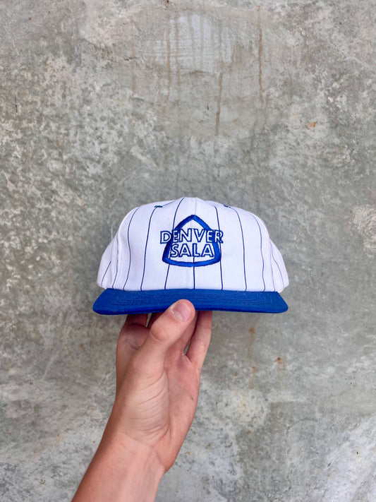 Vintage Blue Pinstripe Hat - (OS)