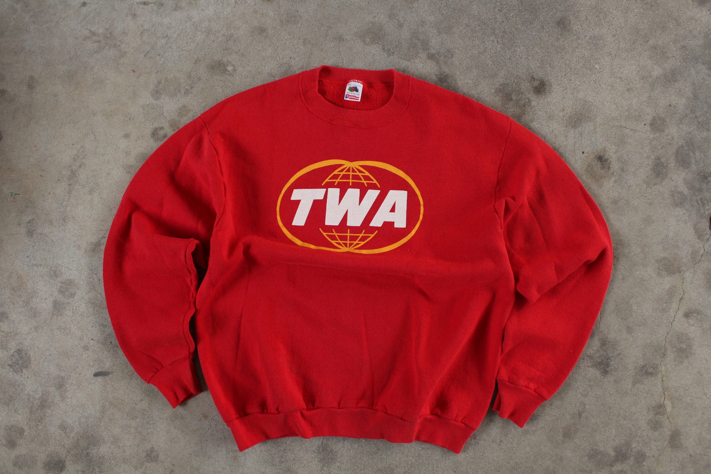 Vintage 90s TWA Crewneck- (XXL)