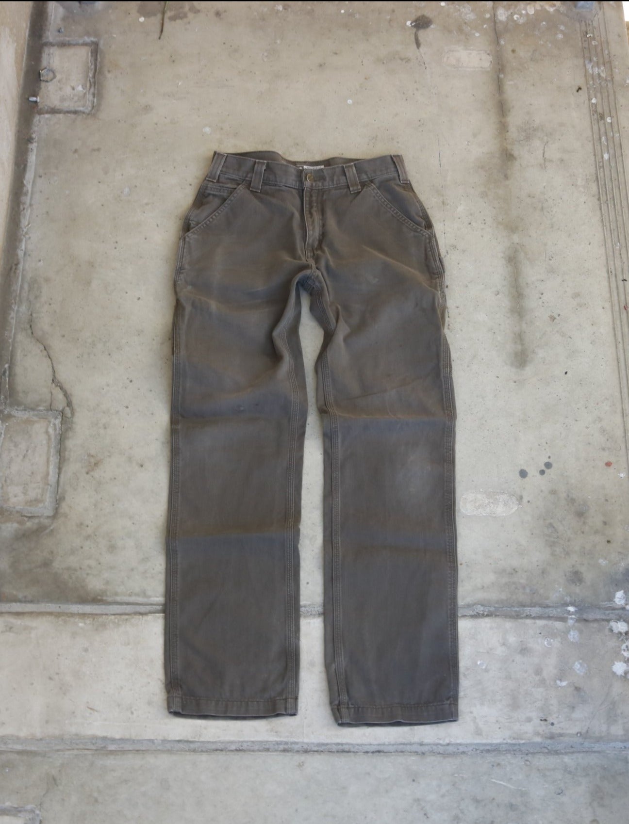 Vintage 00s Carhartt Brown Pants - (30x32.5)