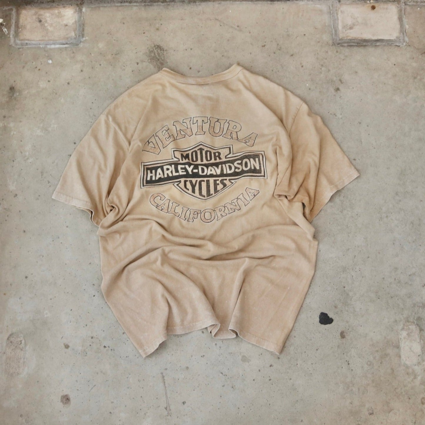 Vintage 00’ Brown Harley Shirt - (L)