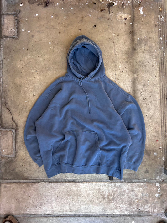 Vintage 90s Lee Blue Hoodie - (XXL)