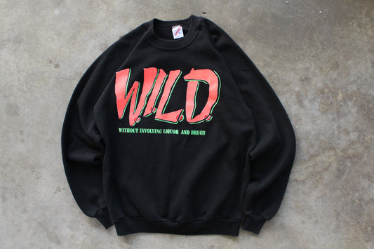 Vintage W.I.L.D Crewneck- (XL)