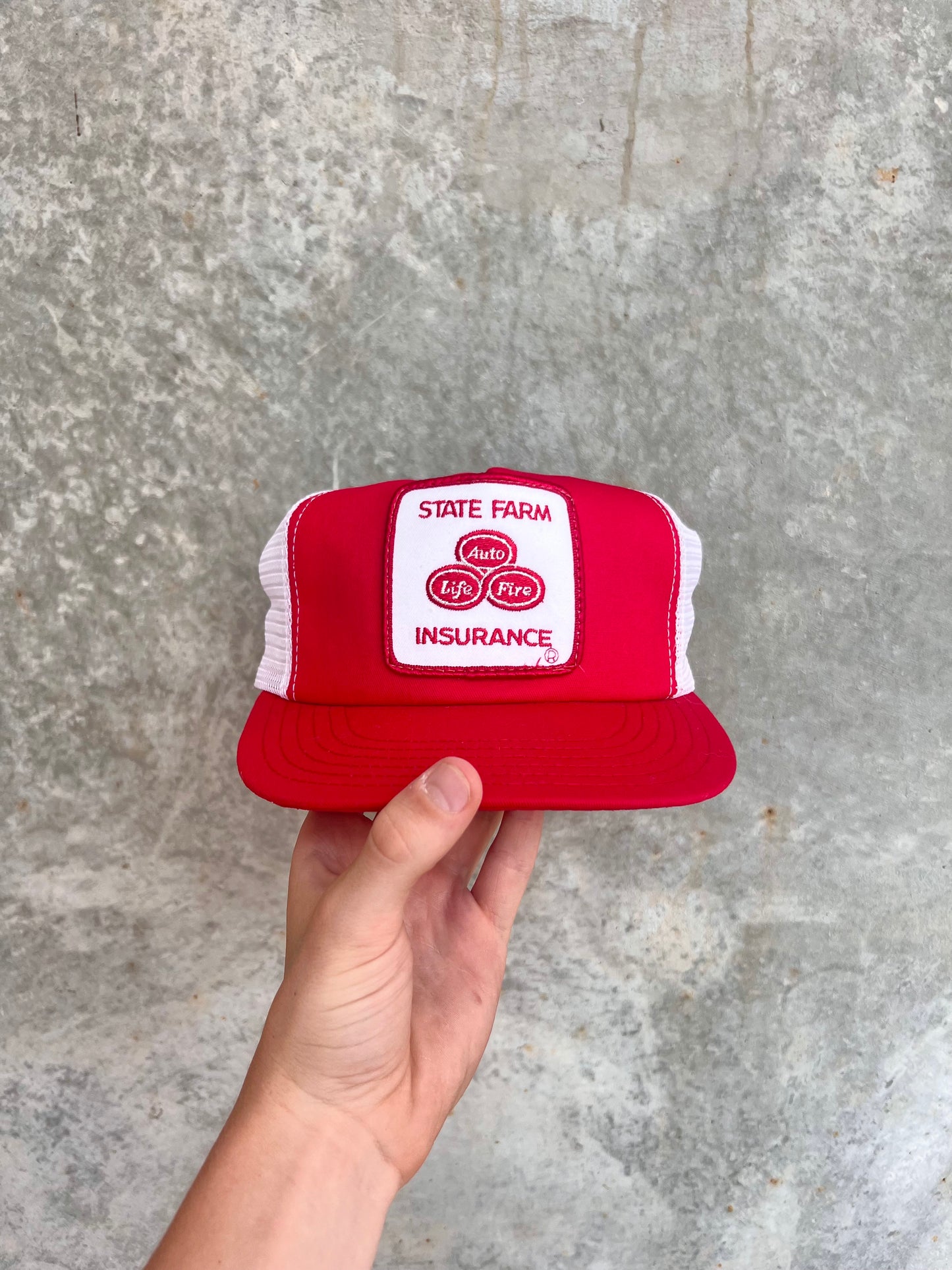 Vintage Patch State Farm Trucker Hat - (OS)