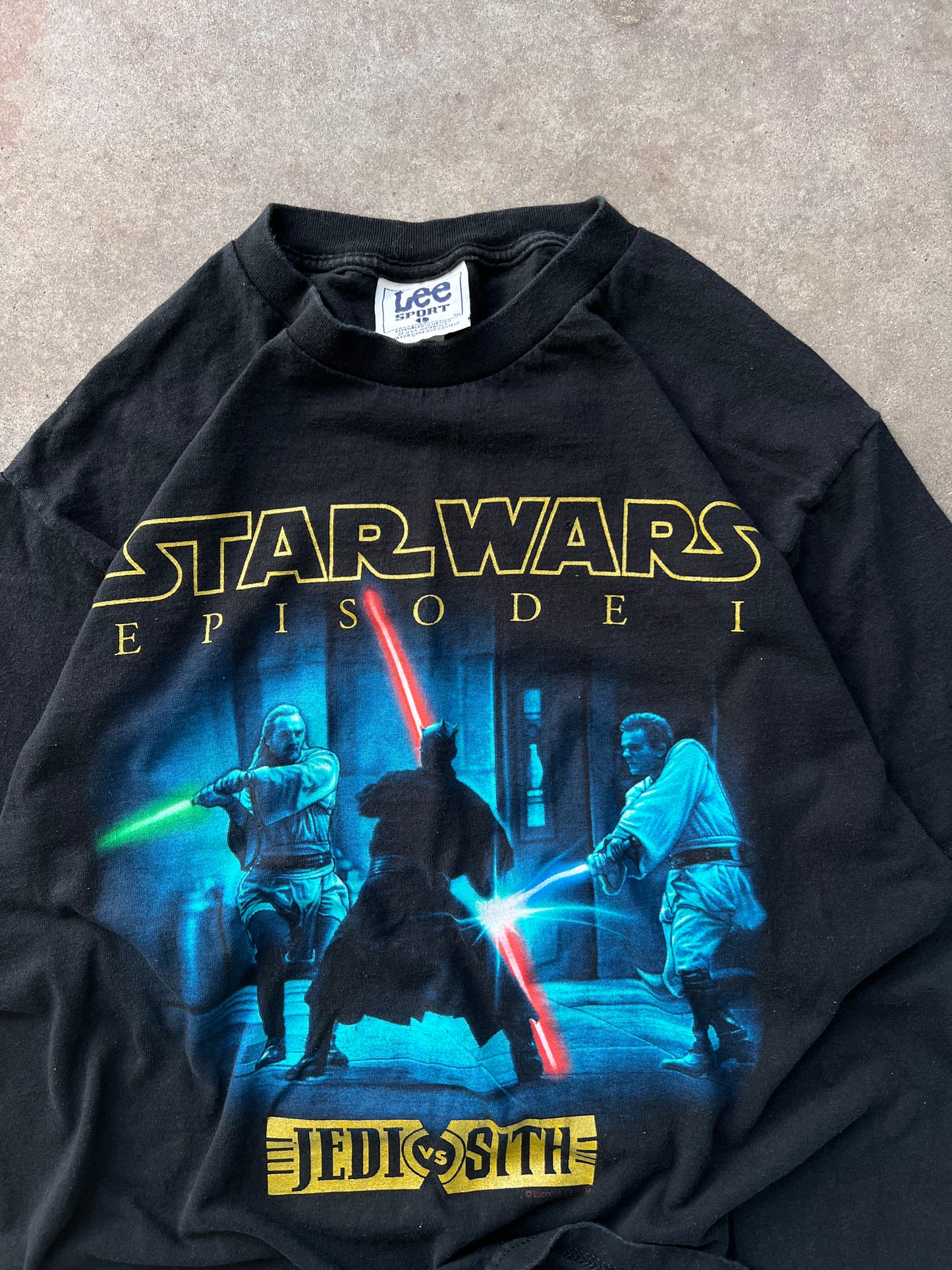 Vintage Episode 1 Star Wars Jedi vs. Sith Tee - (XL)