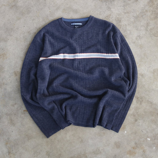 Vintage 00s Striped XG Sweater - (XL)