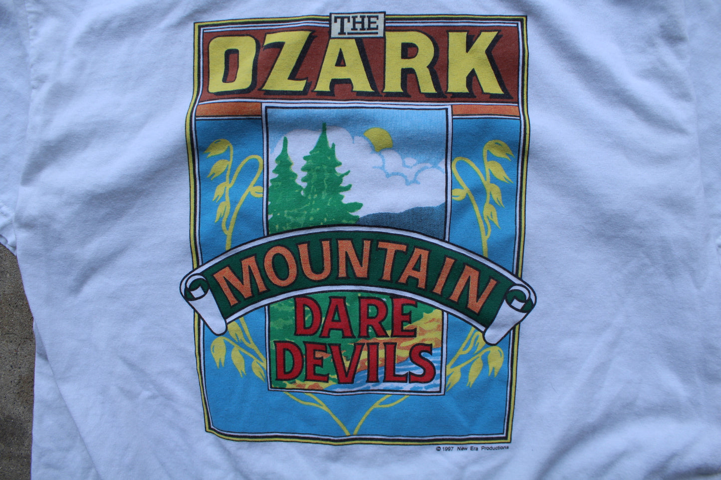 97' The Ozark Mnt. Dare Devils Tee - (L)