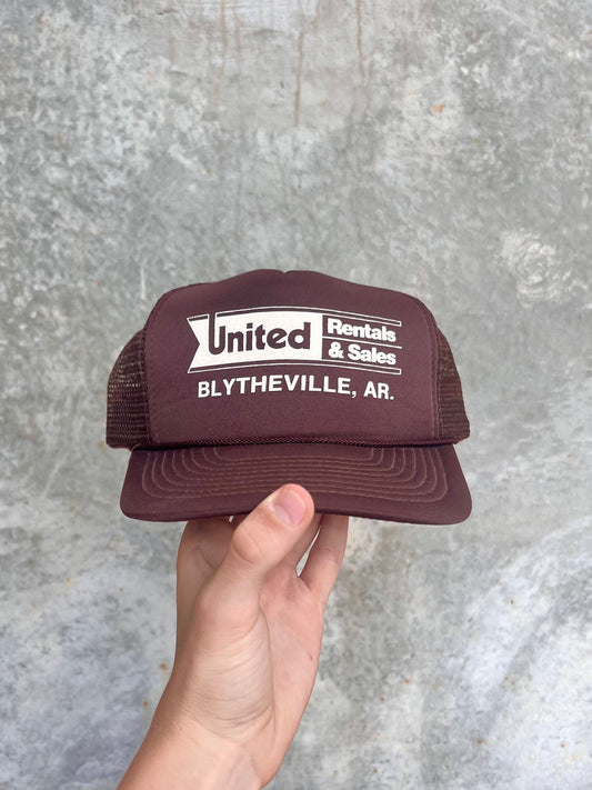 Vintage Brown Trucker Hat - (OS)