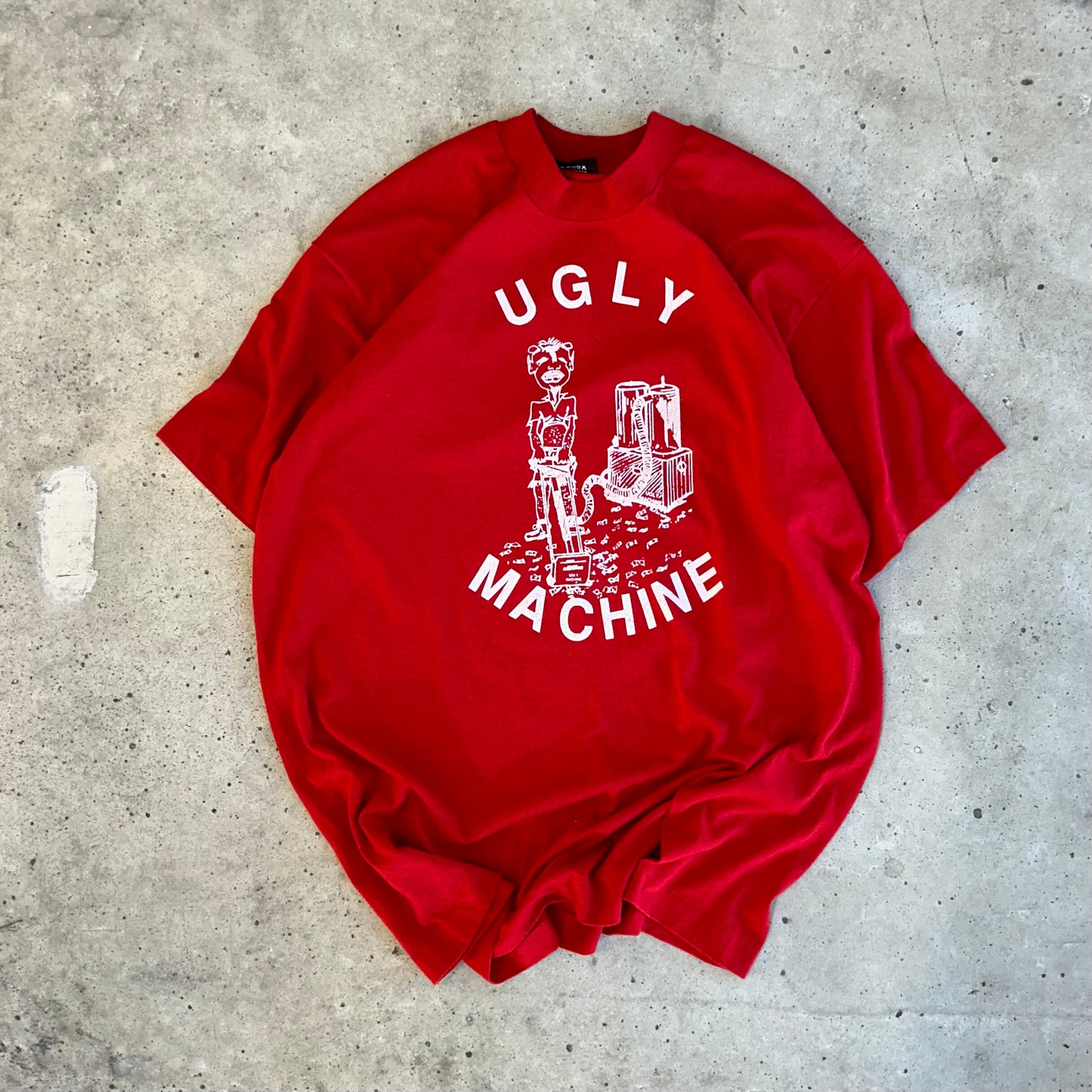 Vintage 90s Ugly Machine Tee - (XL)