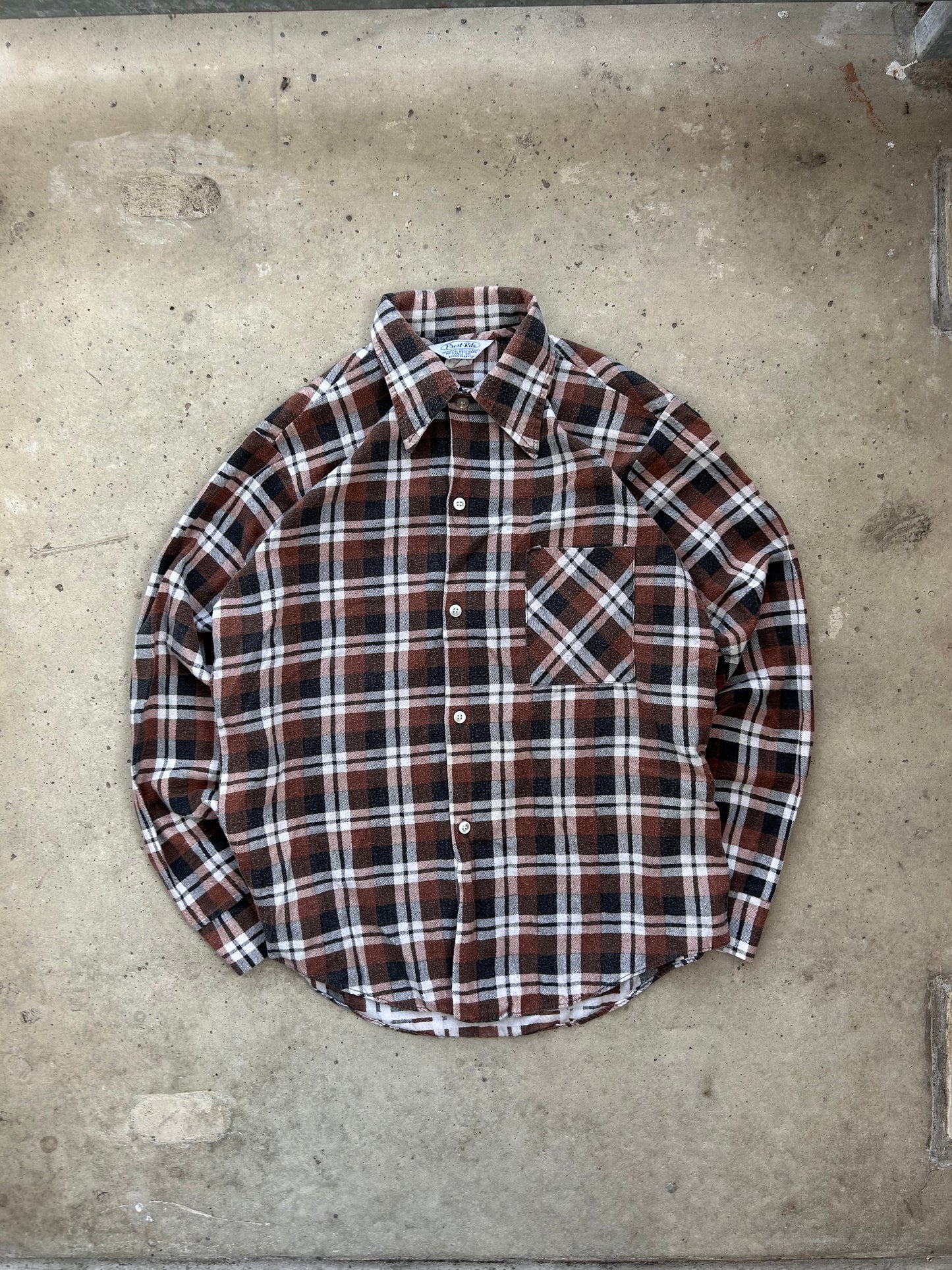 Vintage 70’s Brown Flannel - (M)