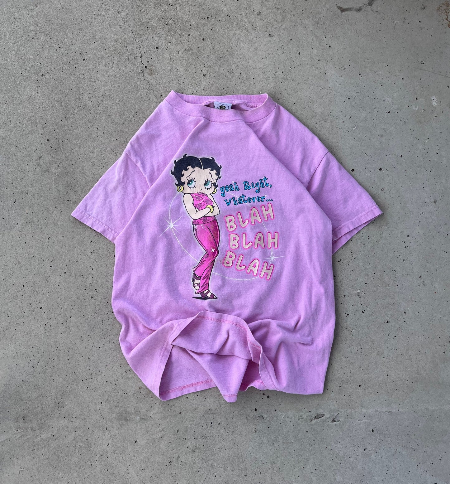 Vintage Pink Betty Boop Tee - (S)