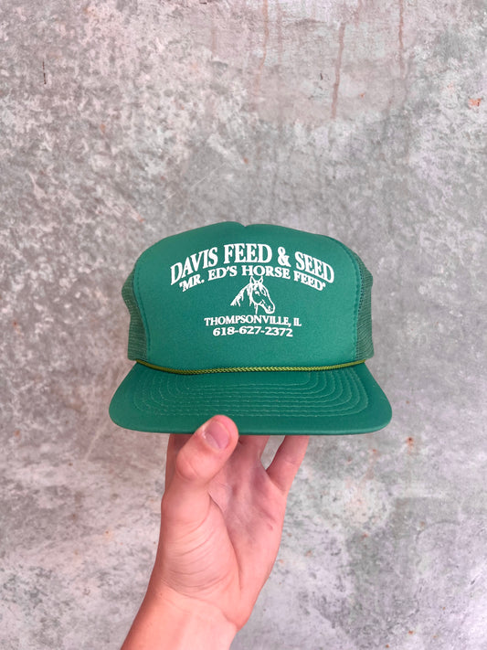 Vintage Feed Store Trucker Hat - (OS)