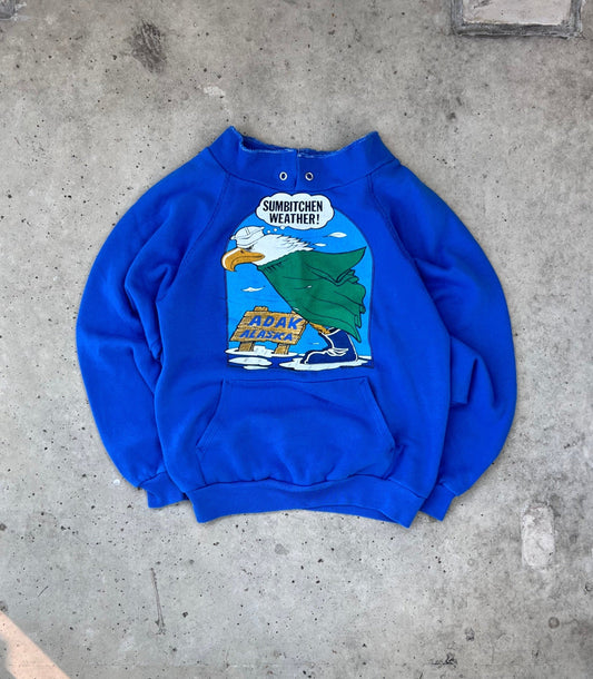 Vintage 87’ Eagle Alaska Hoodie - (S)